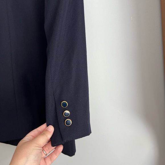 Vintage Worthington Blazer Navy Professional Suit Jacket Petite Size 6 Women - Picture 3 of 4